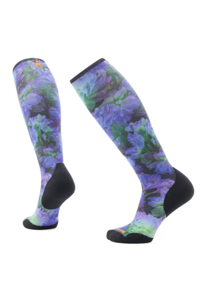 Women's Ski Targeted Cushion Electric Lotus Print