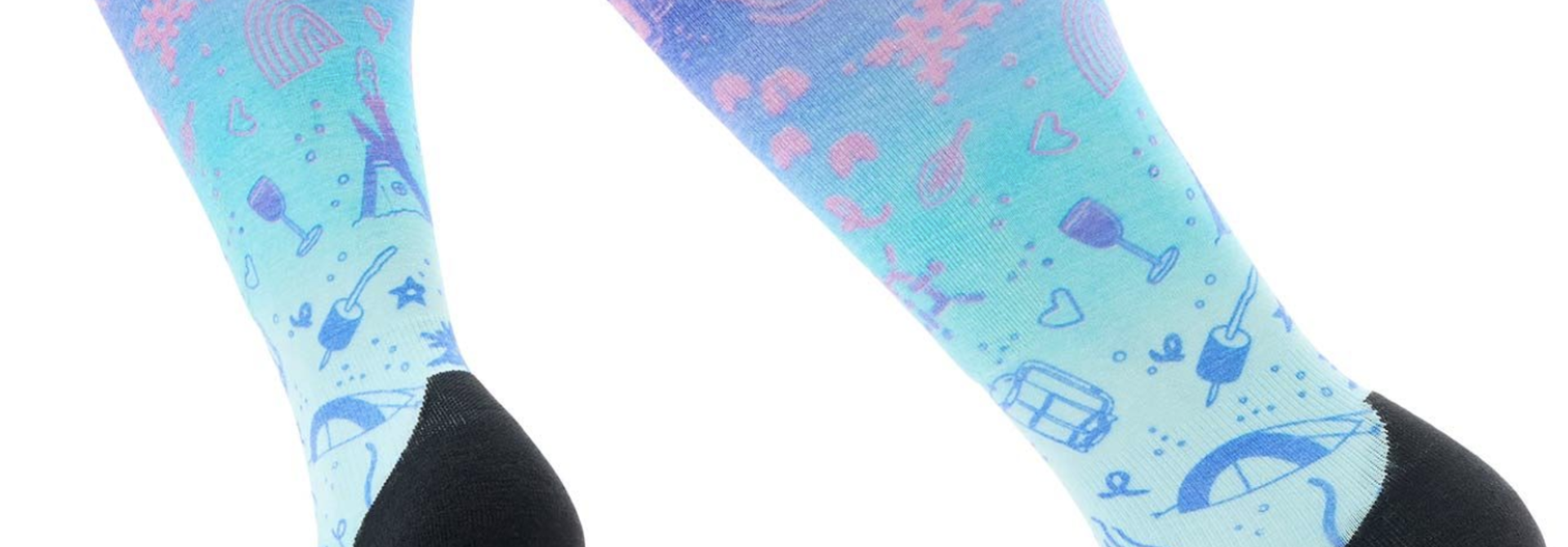 Ski Targeted Cushion Nature Doodles Print