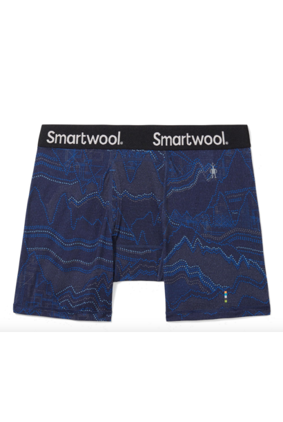 Men's Merino Deep Navy Digital Boxer Brief