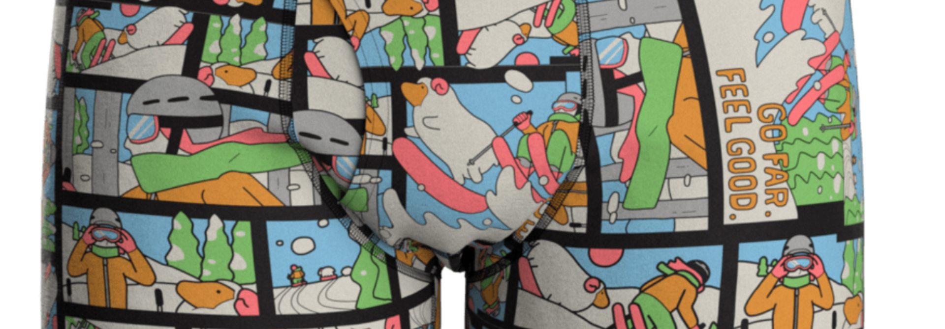 Men's Merino Print Boxer Brief