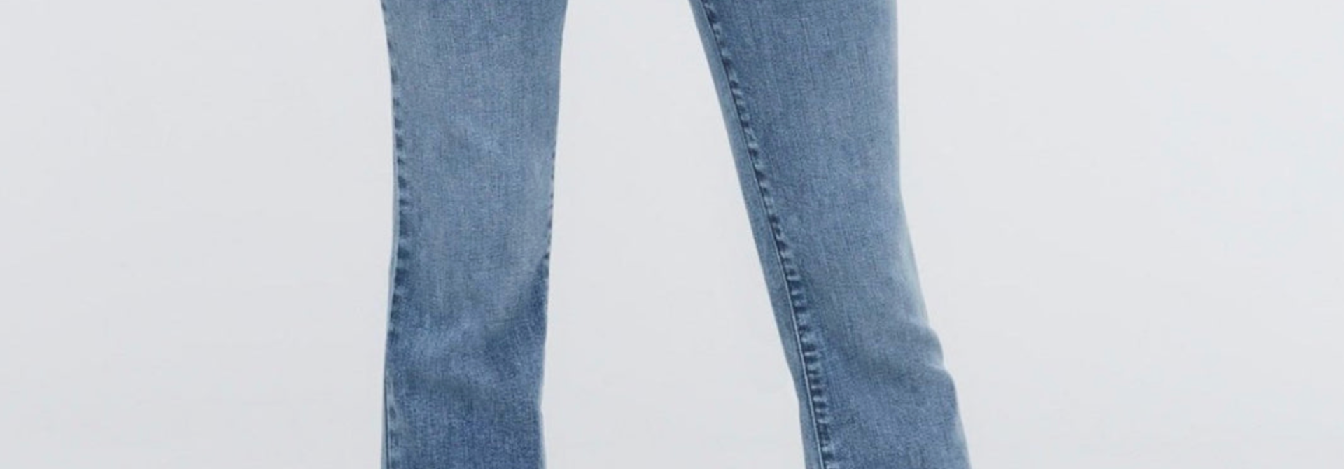 Women's No Sweat Denim High Rise Kick Flare