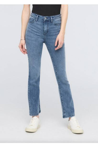 Women's No Sweat Denim High Rise Kick Flare