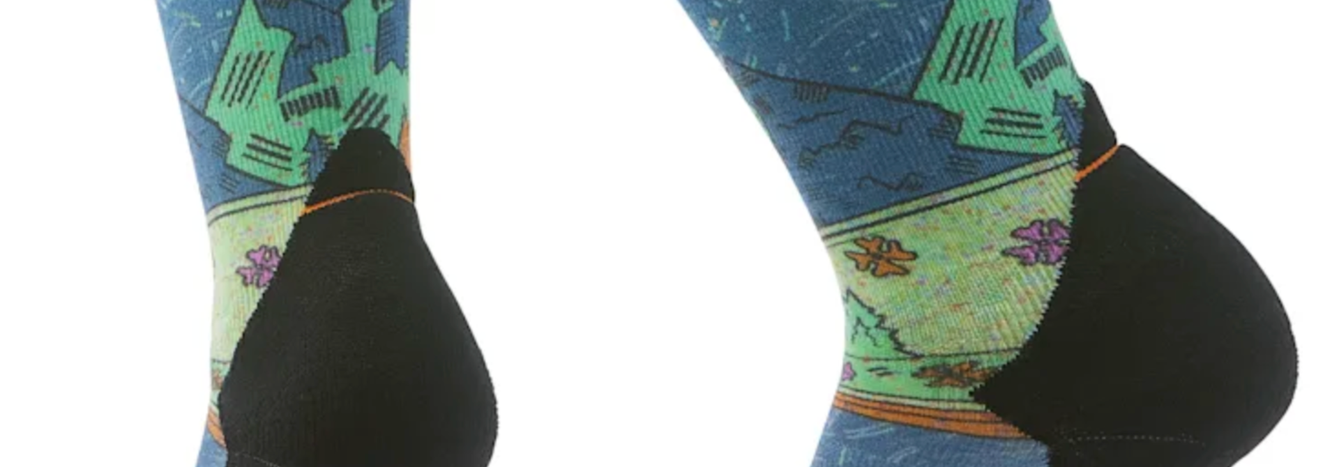 Women's Trail Run TC Mountain Print Crew