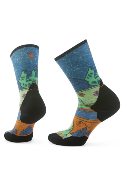 Women's Trail Run TC Mountain Print Crew