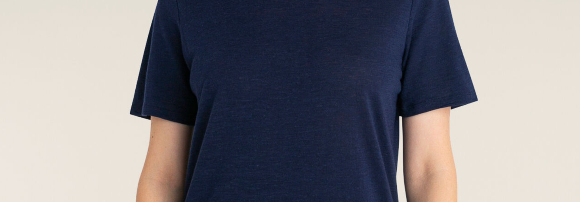 Women's Merino Linen SS Midnight Navy