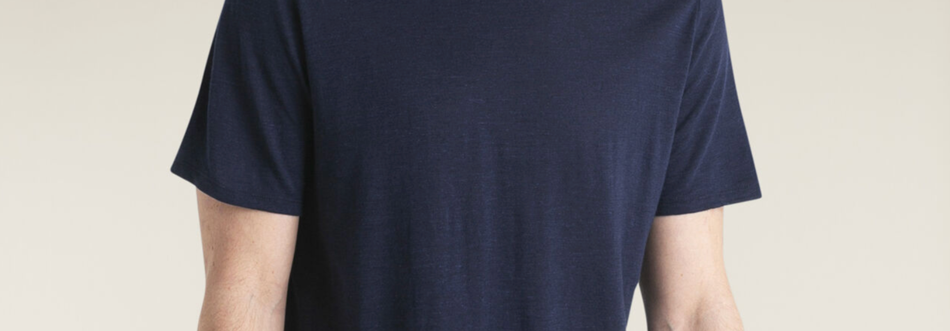 Men's Merino Linen SS Midnight Navy