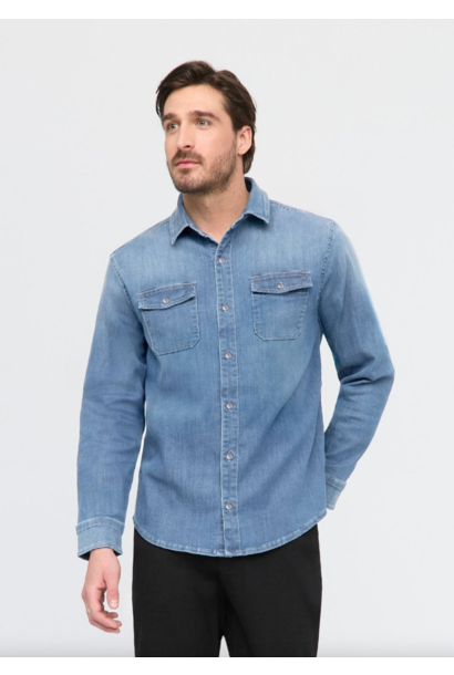 Performance Denim Lite Two-Pocket Shirt