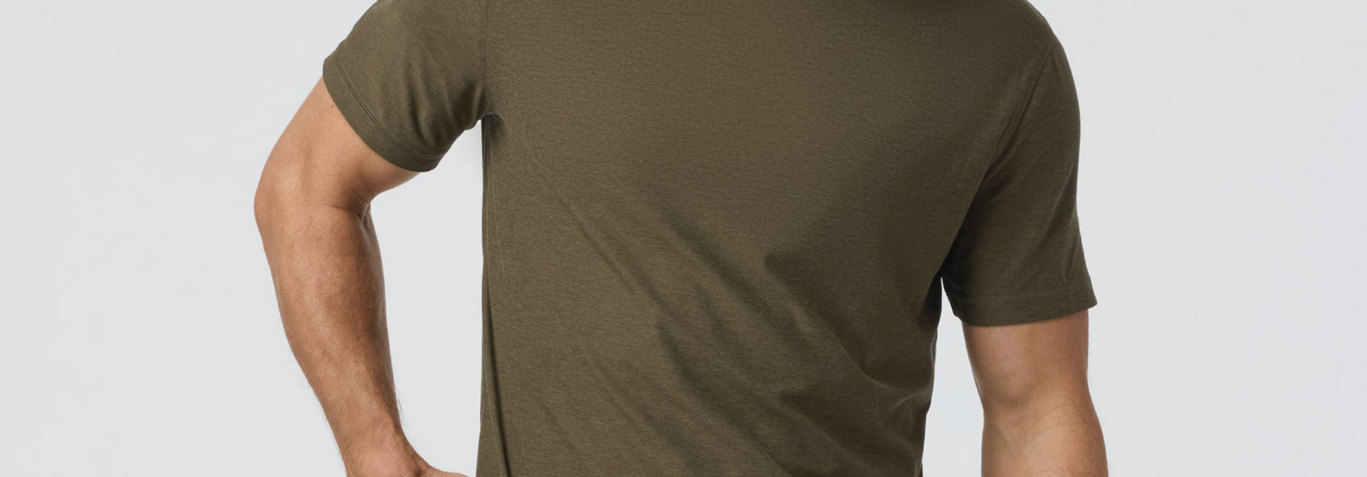 Men's Strato Tech Tee Moss Green Heather