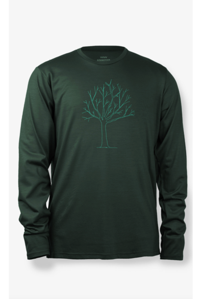 Men's Merino Techcrew Long Sleeve Tree