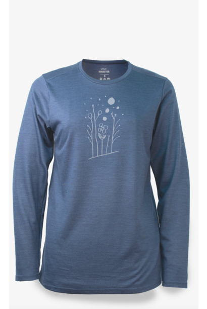 Women's Merino Wool Long Sleeve Forest