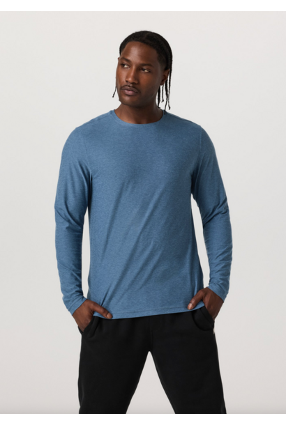 Men's Long Sleeve Strato Tech Tee Pool Blue