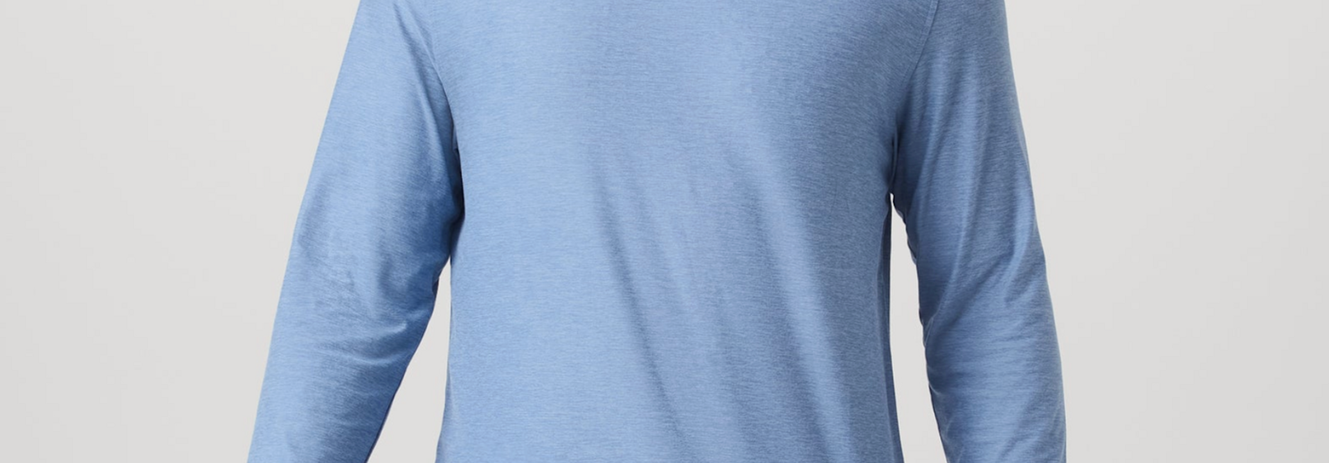 Men's Long Sleeve Strato Tech Tee Isle Blue