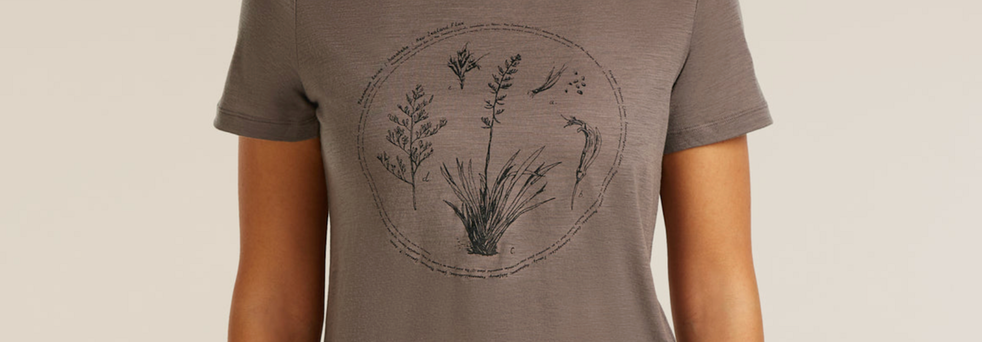 Women's Merino 150 Tech Lite SS Crop Tee Seed