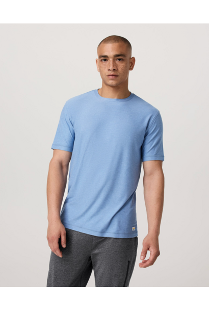 Men's Strato Tech Tee Isle Blue Heather