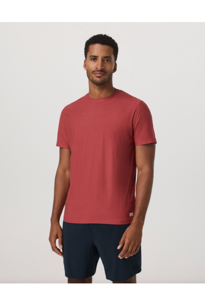 Men's Strato Tech Tee Fire Heather