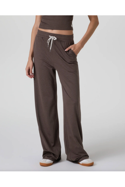 Women's Halo Essential Wideleg Pant Java Heather