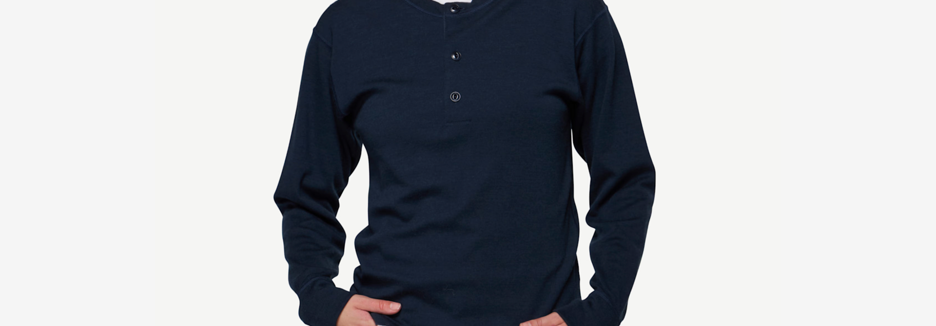 Unisex Archive Henley LS