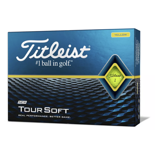Titleist Balles Tour Soft 2020 YELLOW Titleist Balles Tour Soft 2020 YELLOW