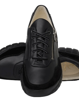 Ganter Ganter Lace Zip Side Shoe Black EVO Damen 6-201461