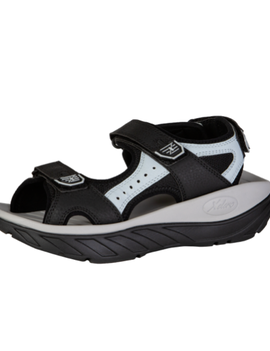 XELERO TRU Trek Womens Sandal Black/Light Blue X073