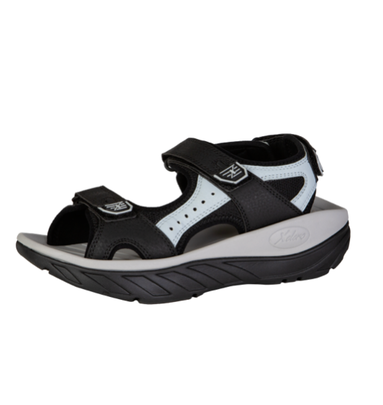XELERO TRU Trek Womens Sandal Black/Light Blue X073