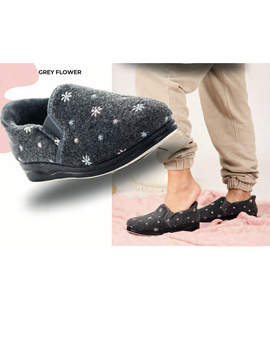 Panda Panda Slippers Women's Eleanor Grey