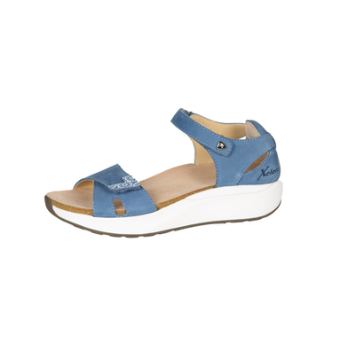 XELERO Santorini Denim Womens Back in Sandal