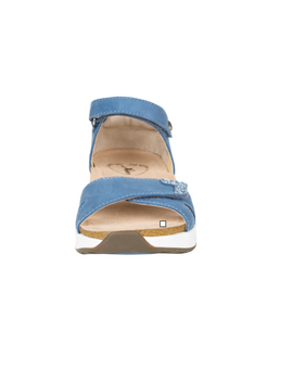 XELERO Santorini Denim Womens Back in Sandal