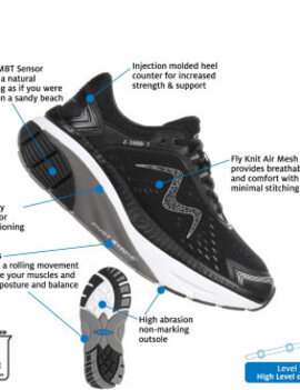 MBT MBT Z 3000 Womens Black Grey