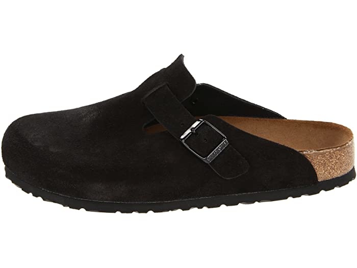 Mens Birkenstock Boston Soft Footbed Clog - Black