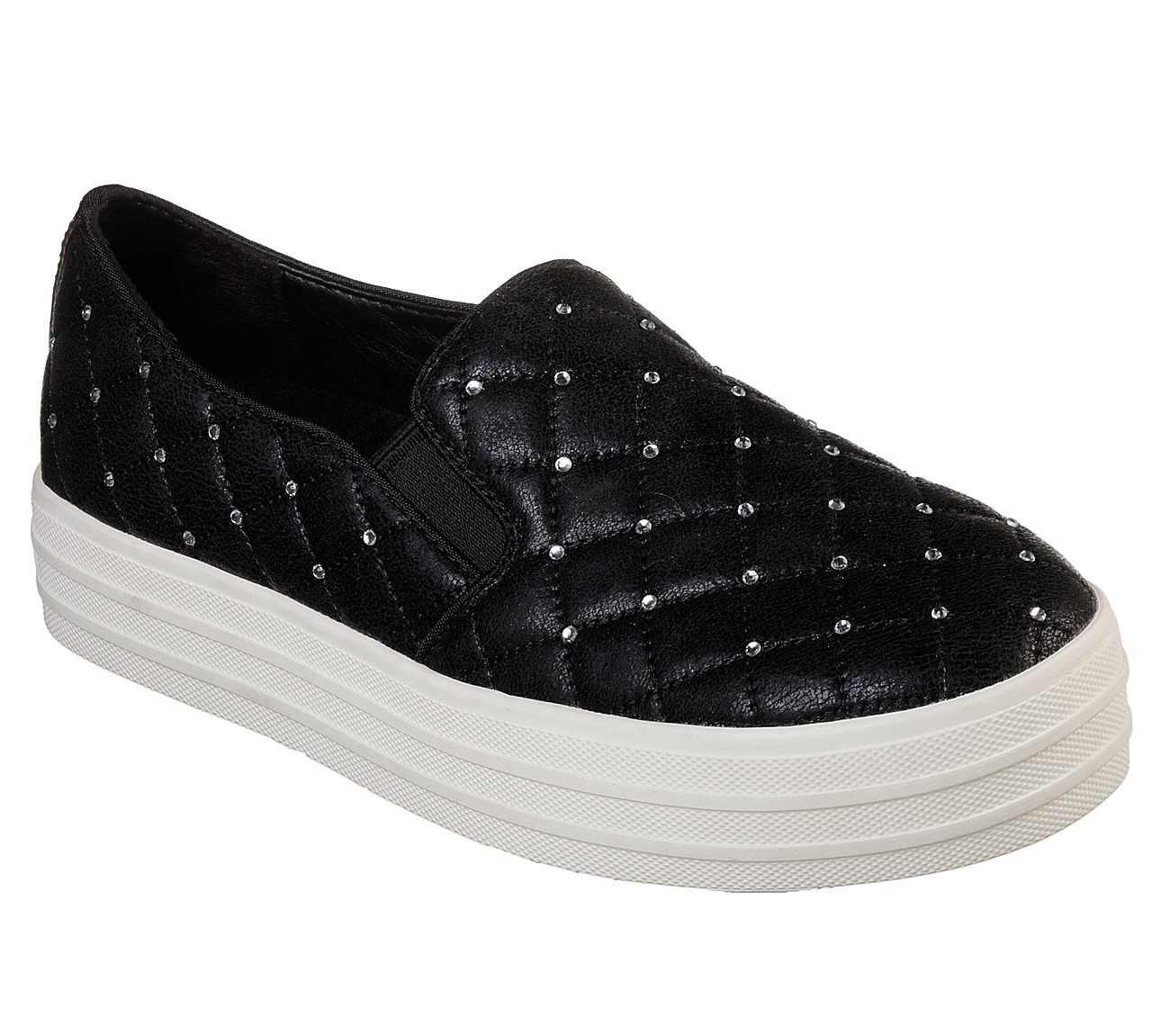 SKECHERS W DOUBLE UP SHOE VET SLIP ON