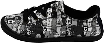 SKECHERS W BOBS BEACH BINGO DOG HOUSE PARTY LACE UP