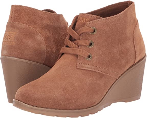 SKECHERS W TUMBLE WEED GHOST TOWN WEDGE BOOTIE