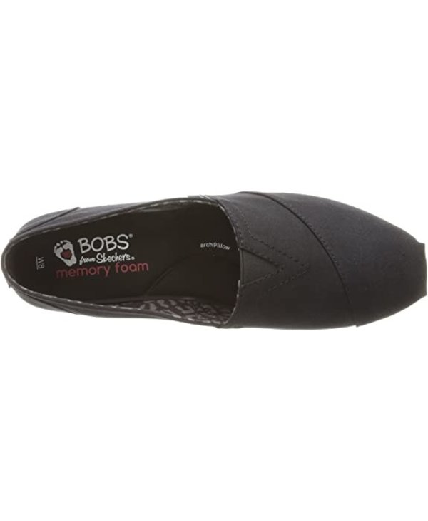 SKECHERS W BOBS PLUSH PEACE & LOVE SLIP ON