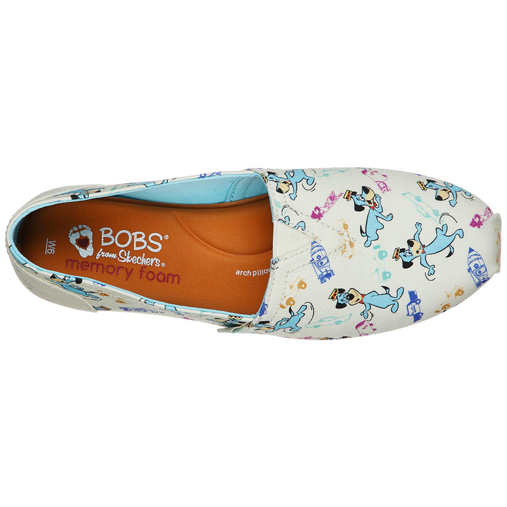 SKECHERS W BOBS PLUSH HOUND DOG SLIP ON