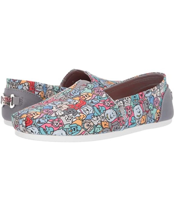 SKECHERS W BOBS PLUSH WOOF PARTY SLIP ON