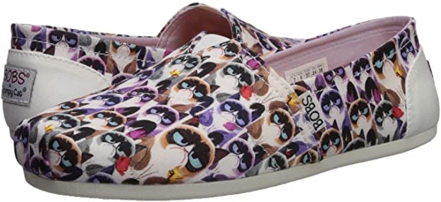 SKECHERS W BOBS PLUSH CRANKY PANTS SLIP ON