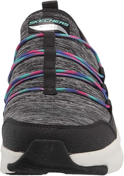 SKECHERS W ARCH FIT RAINBOW VIEW BUNGEE SNEAKER