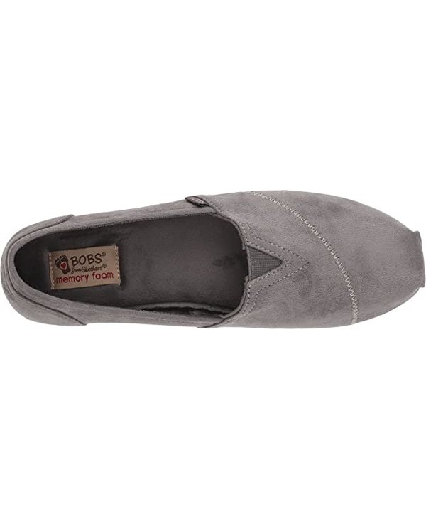 BOBS Women's Plush Peace And Love Slip On Shoes, Memory Foam