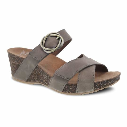 DANSKO W SUSIE WEDGE SLIDE SANDAL