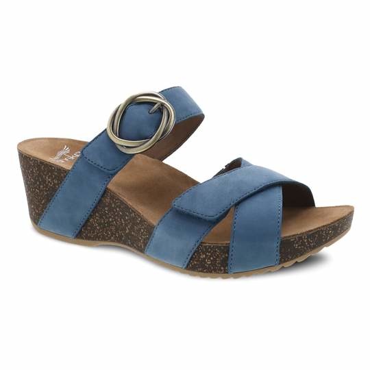 DANSKO W SUSIE WEDGE SLIDE SANDAL