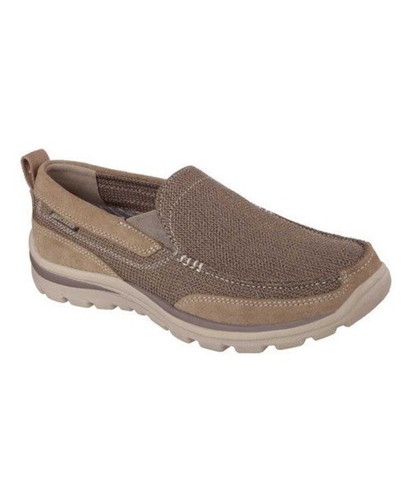 SKECHERS M SUPERIOR MILFORD MOC TOE MESH SLIP ON