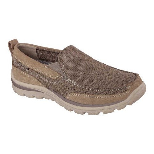 SKECHERS M SUPERIOR MILFORD MOC TOE MESH SLIP ON