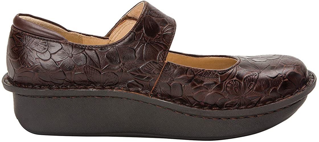 Alegria Pesca Leather Fisherman Platform Clogs