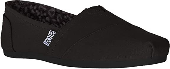 SKECHERS W BOBS PLUSH PEACE & LOVE SLIP ON