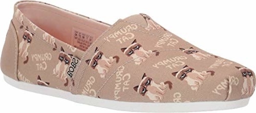 SKECHERS W BOBS PLUSH CRABBY KITTY SLIP ON