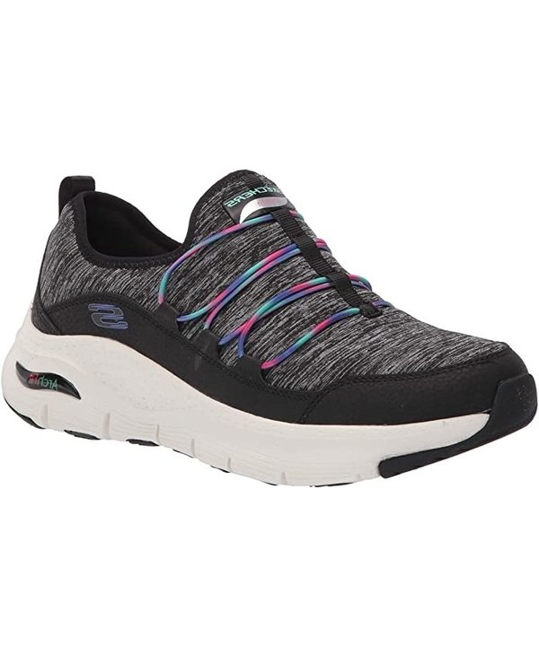 SKECHERS W ARCH FIT RAINBOW VIEW BUNGEE SNEAKER