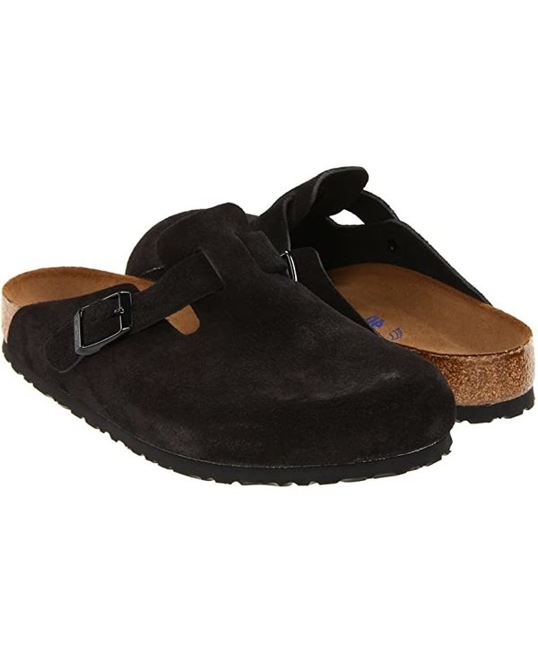 BIRKENSTOCK W BOSTON SOFT FOOTBED SUEDE