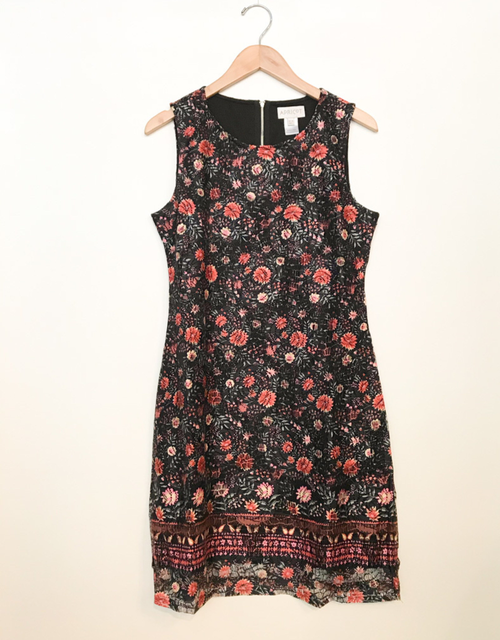 apricot shift dress