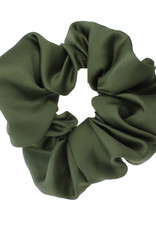 Jackie J Jackie J Satin Hair Scrunchie Olive